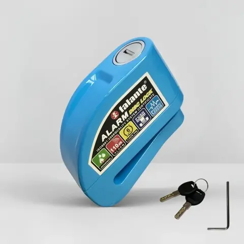 Bloque-disque moto avec alarme 110 dB