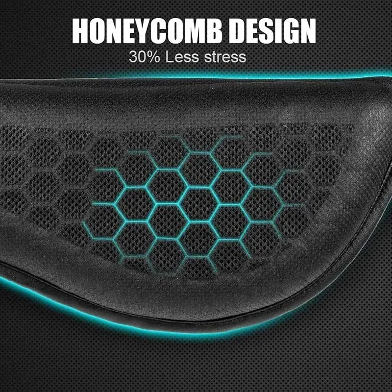 Coussin de selle moto en gel nid d'abeille, antidérapant, photo 3