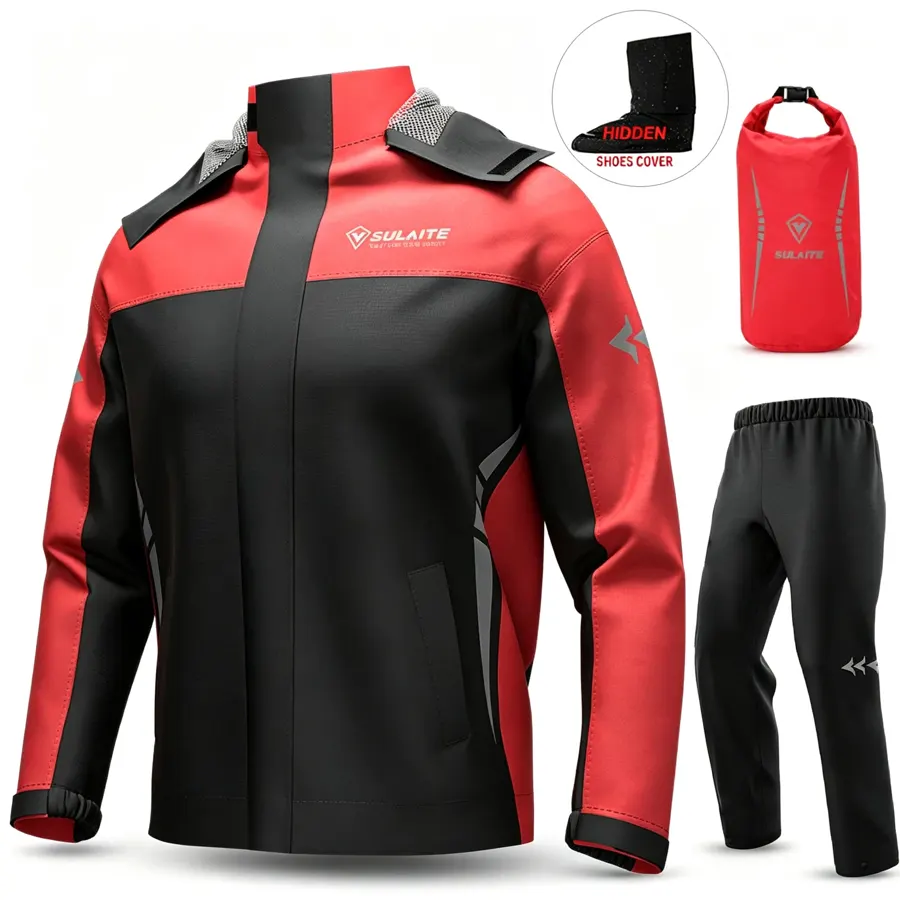 Ensemble de pluie moto SULAITE (veste + pantalon)