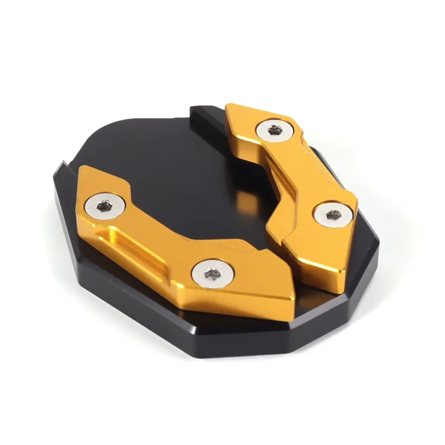 Extension de béquille latérale moto en aluminium, couleur Or