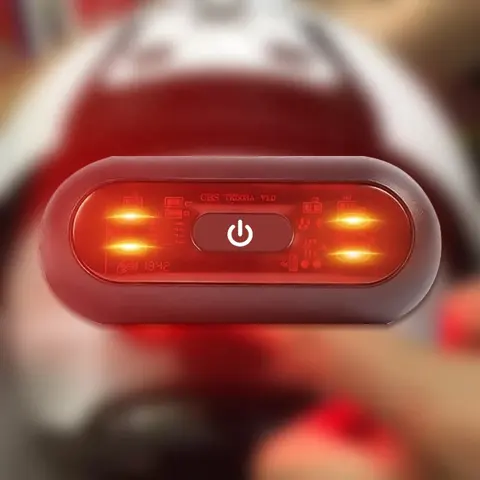 Feu arrière LED pour casque, rechargeable USB