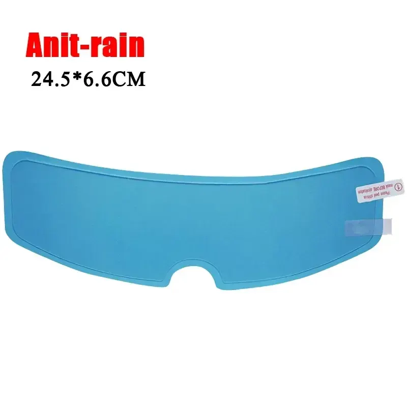 Film anti-buée ou anti-pluie universel pour visière de casque, type Anti-pluie (extérieur)