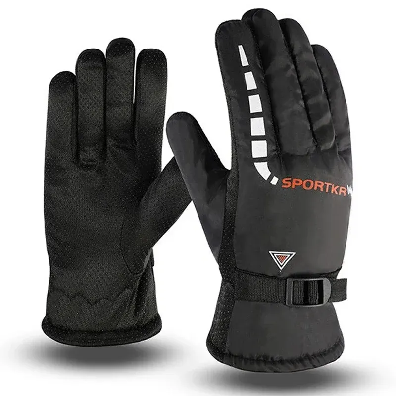 Gants moto hiver imperméables doublés polaire
