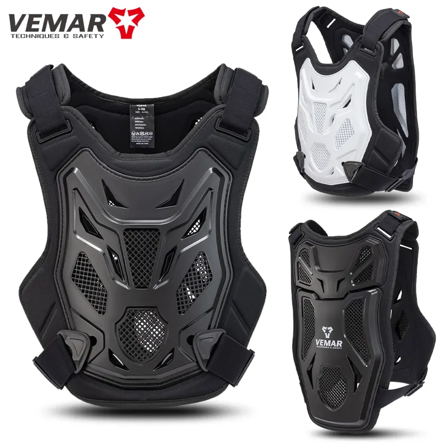 Gilet pare-pierres moto cross torse et dos