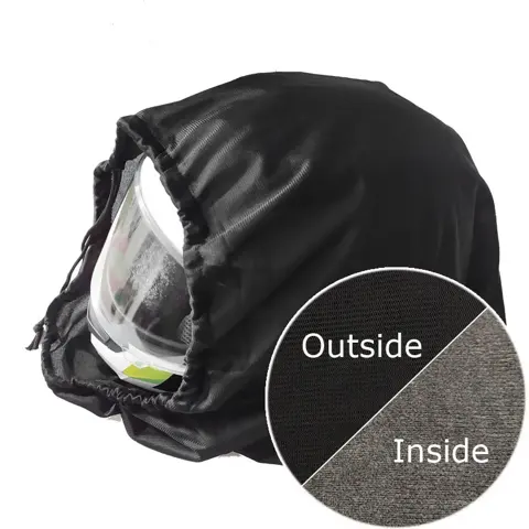 Housse de rangement pour casque moto, doublure douce