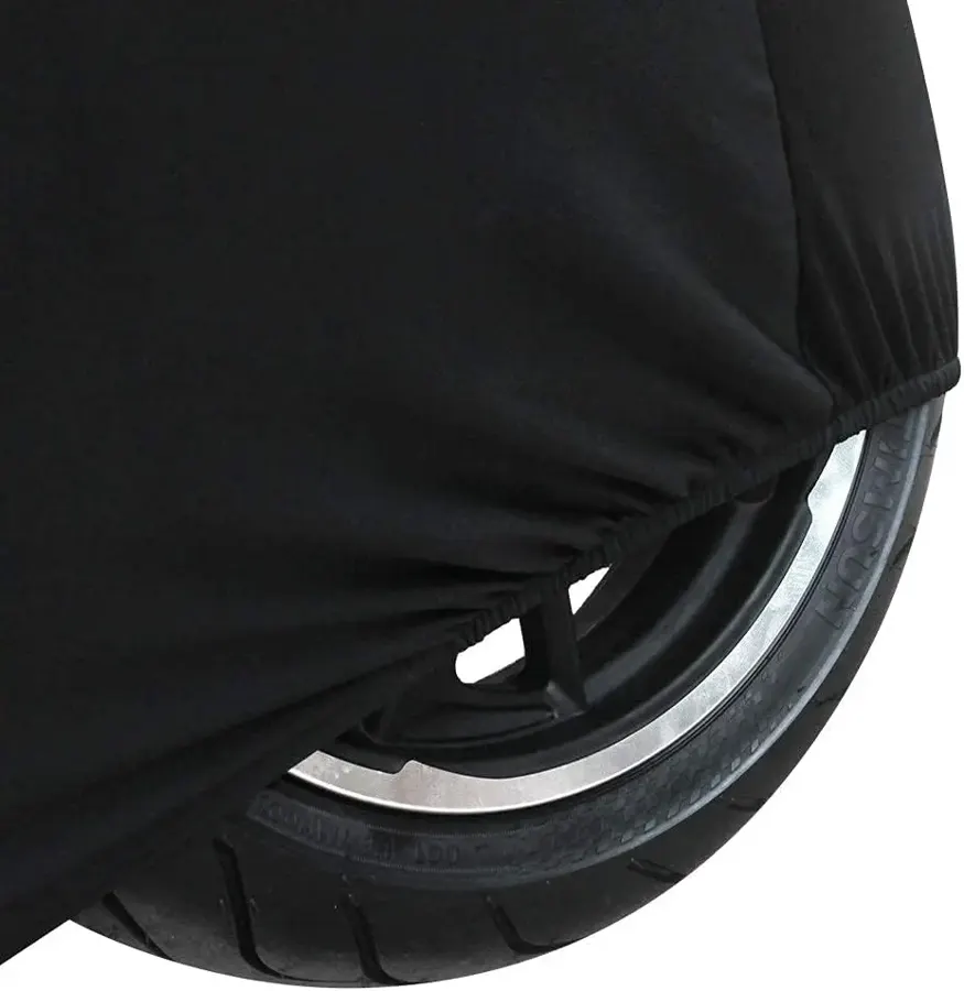 Housse moto d'intérieur en tissu extensible anti-poussière, photo 5