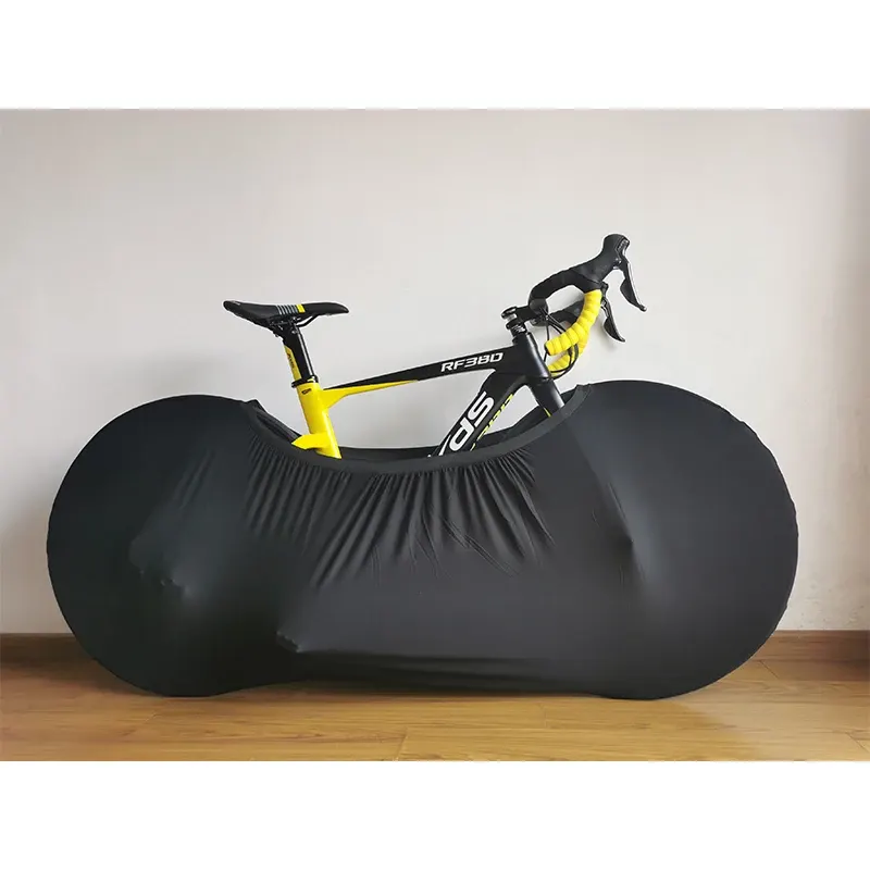 Housse de vélo d'intérieur extensible HSSEE, roues 26 à 29 pouces