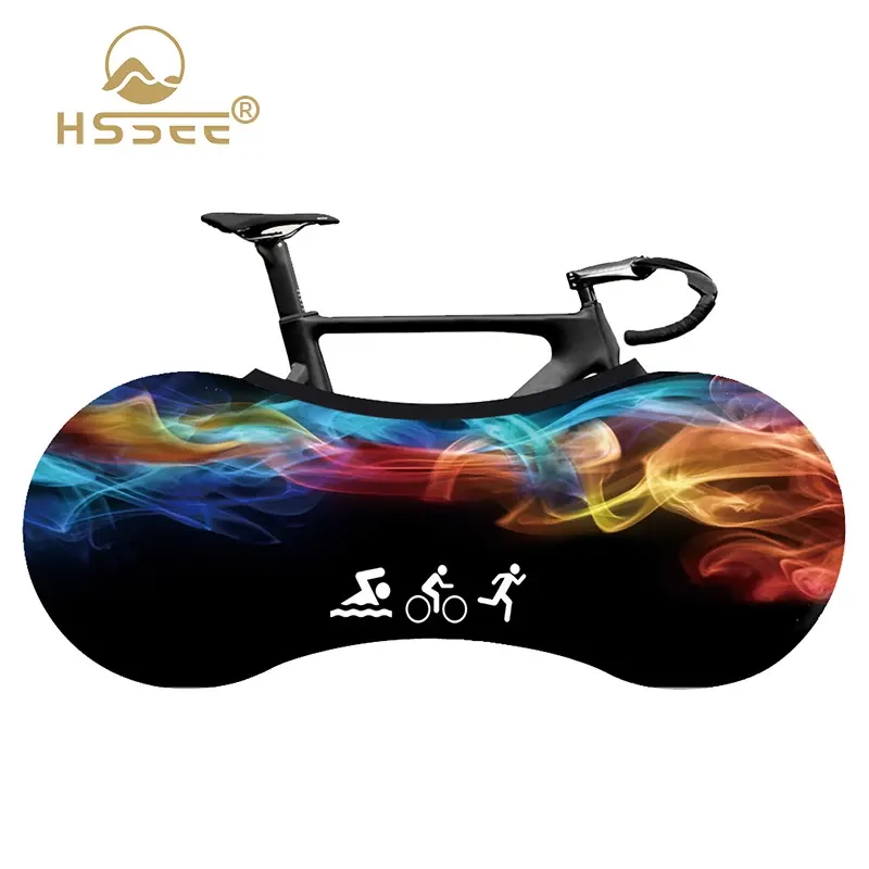 Housse de vélo d'intérieur extensible HSSEE, roues 26 à 29 pouces, photo 2