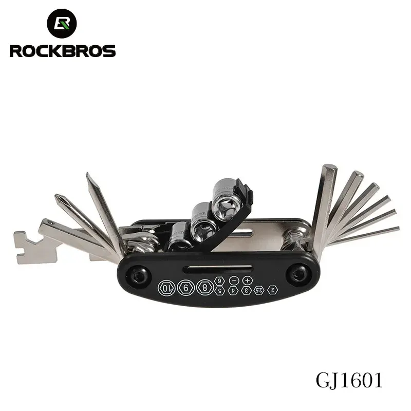 Multi-outil vélo ROCKBROS 16 en 1 avec démonte-pneus, photo 4
