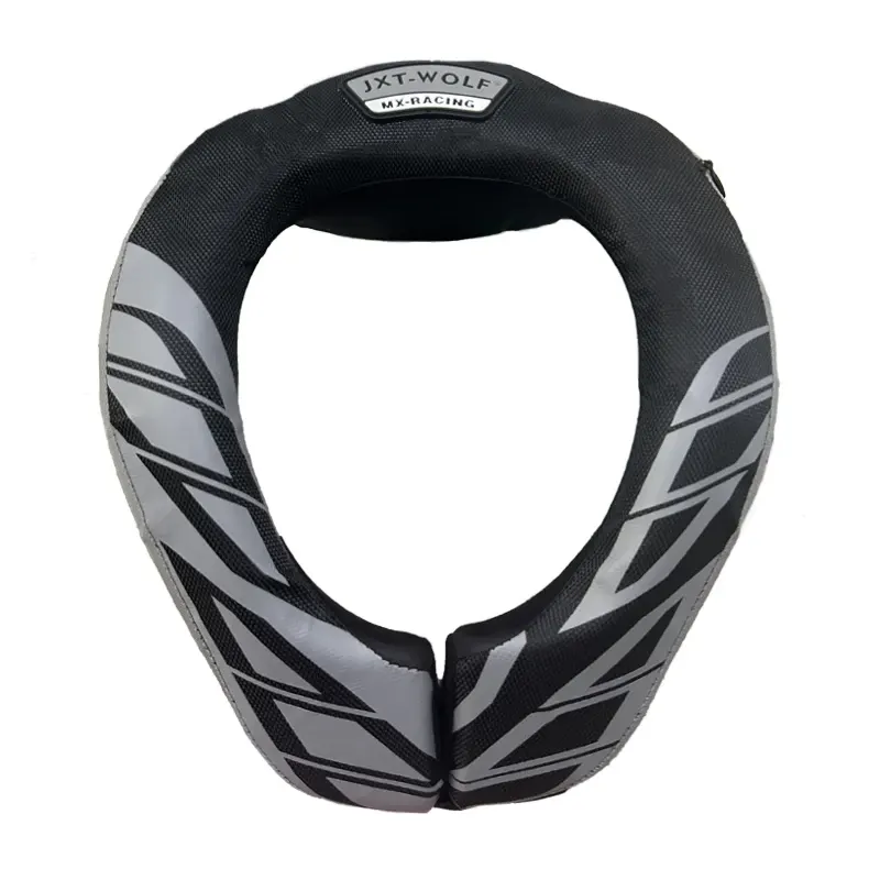 Protège-cou souple de motocross et enduro, couleur Gris foncé