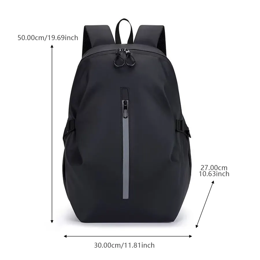 Sac à dos moto porte-casque imperméable avec bande réfléchissante, photo 6