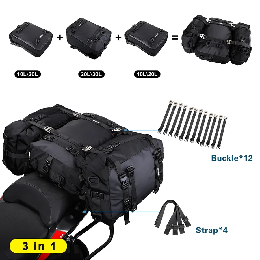 Sacoche arrière modulable Rhinowalk 10 L, photo 5