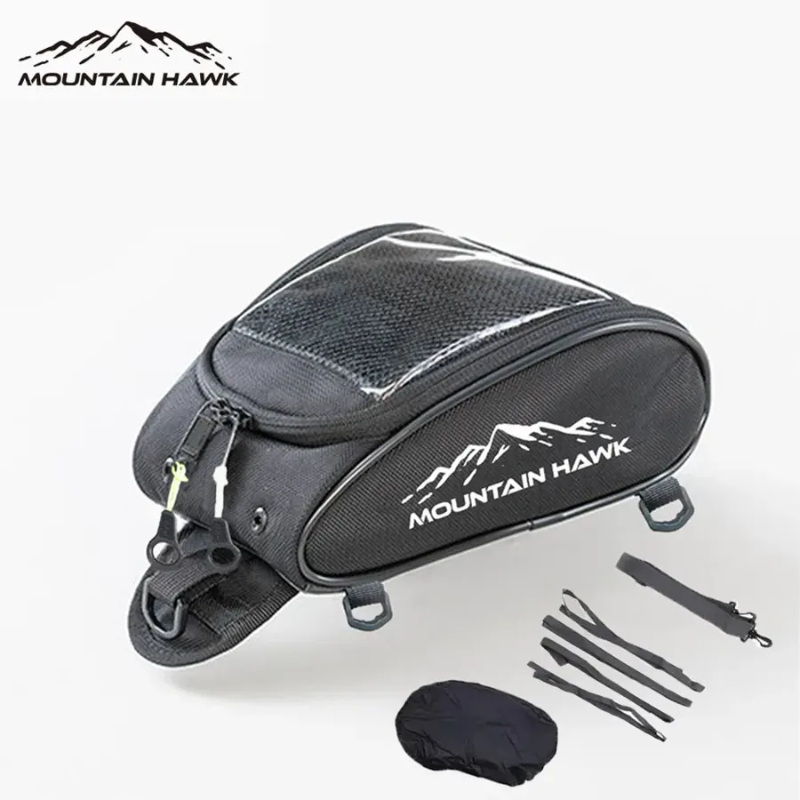 Sacoche de réservoir moto avec fenêtre tactile