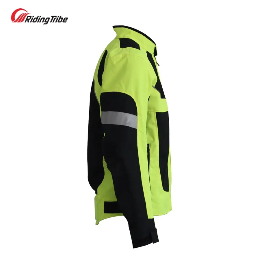 Veste moto été haute visibilité avec protections, photo 3