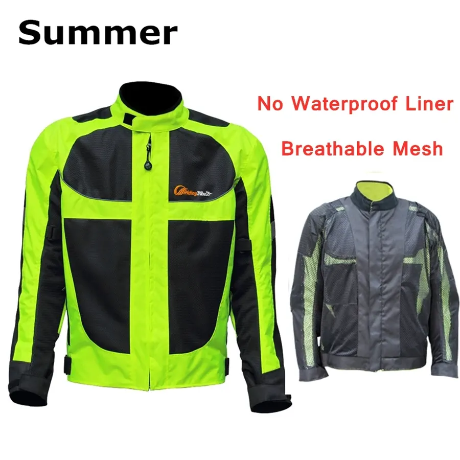 Veste moto été haute visibilité avec protections, photo 5